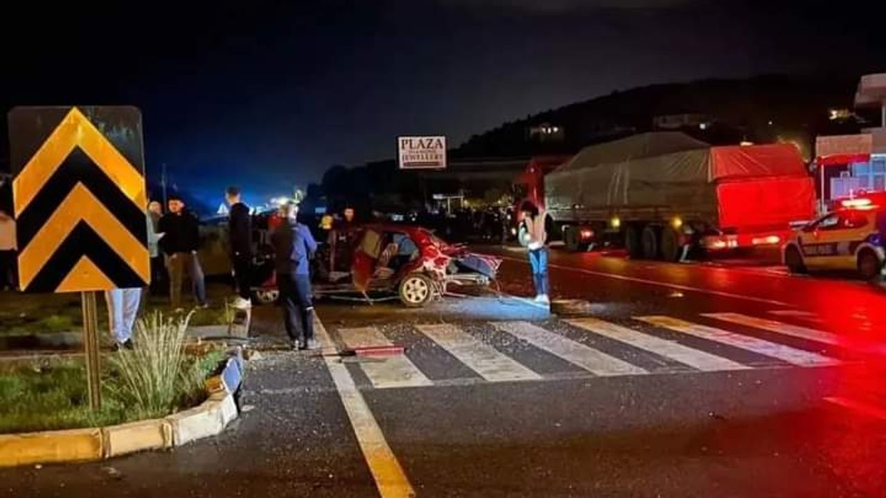 Alanya'da korkunç kaza: 1 ölü