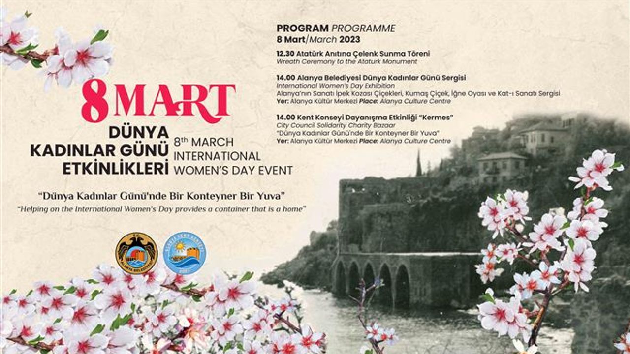 8 Mart Dünya Kadınlar Günü’nde Alanya'da anlamlı etkinlik