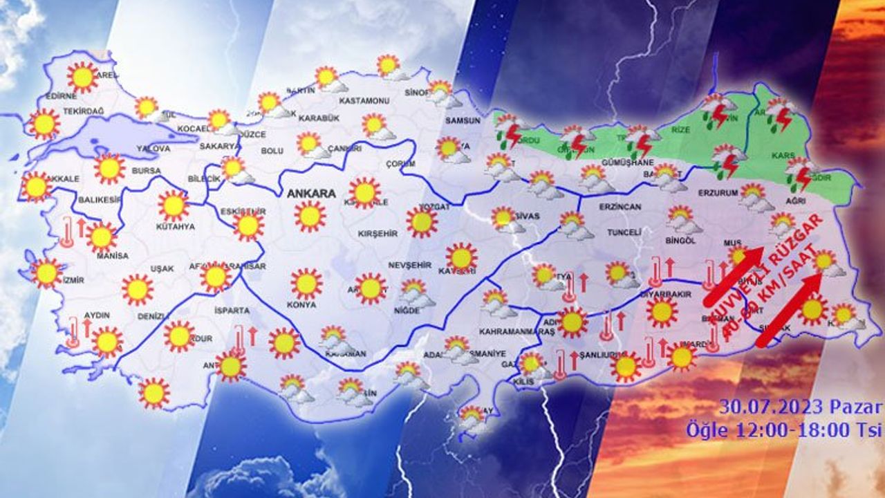 Yurtta bugün hava nasıl olacak? Doğu Karadeniz kıyıları dikkat!