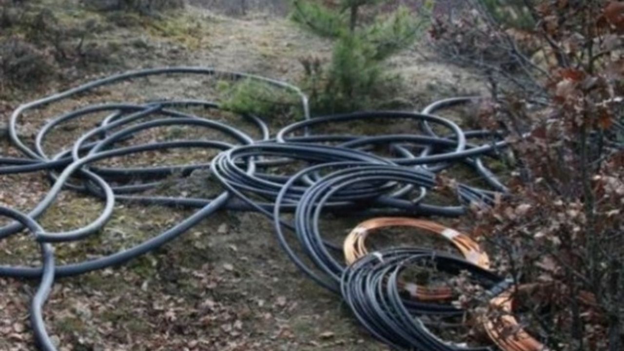 Alanya’da inşaattan kablo çalındı