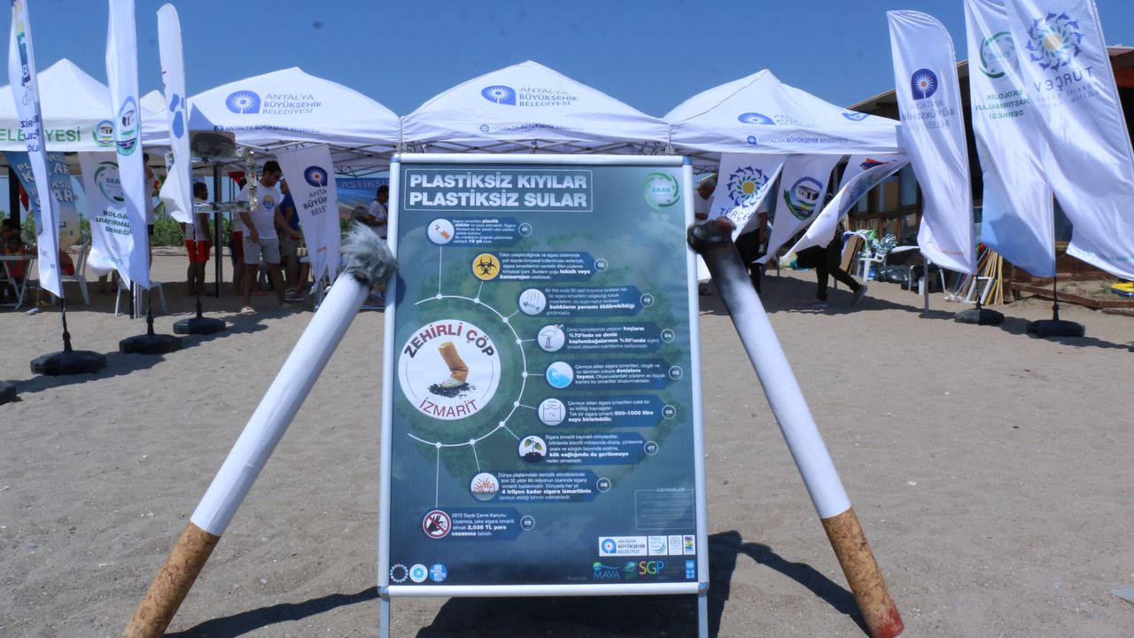 'Plastiksiz Kıyılar, Plastiksiz Sular' Projesi sürüyor