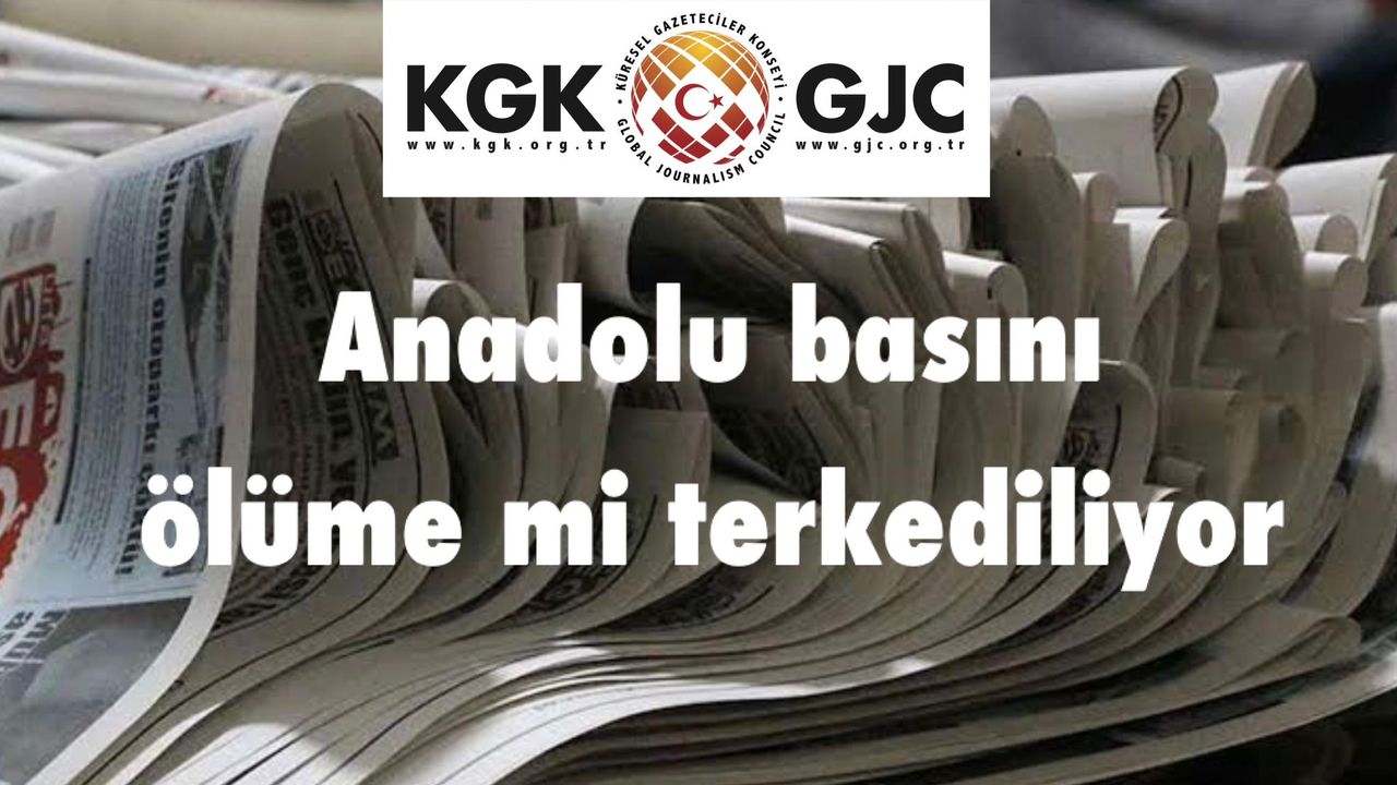 KGK: Anadolu gazeteleri birer birer kapanıyor. BİK acilen önlem almalı