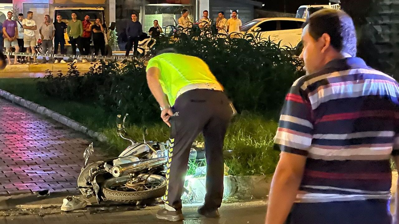 Alanya'da araç ile motosiklet çarpıştı: 1 ölü