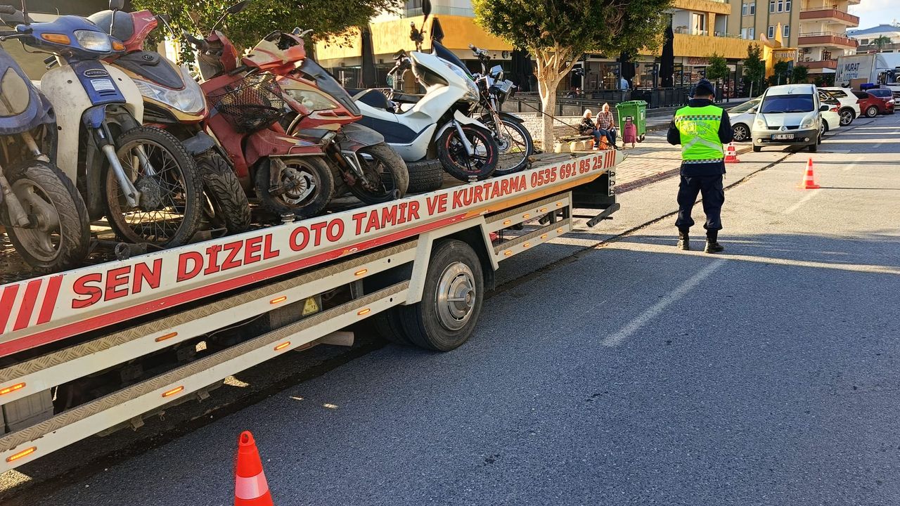 Antalya'da motosikletlere özel denetim
