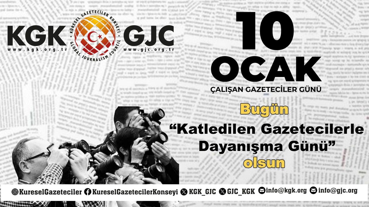 KGK: Bugün “Katledilen Gazetecilerle Dayanışma Günü” olsun