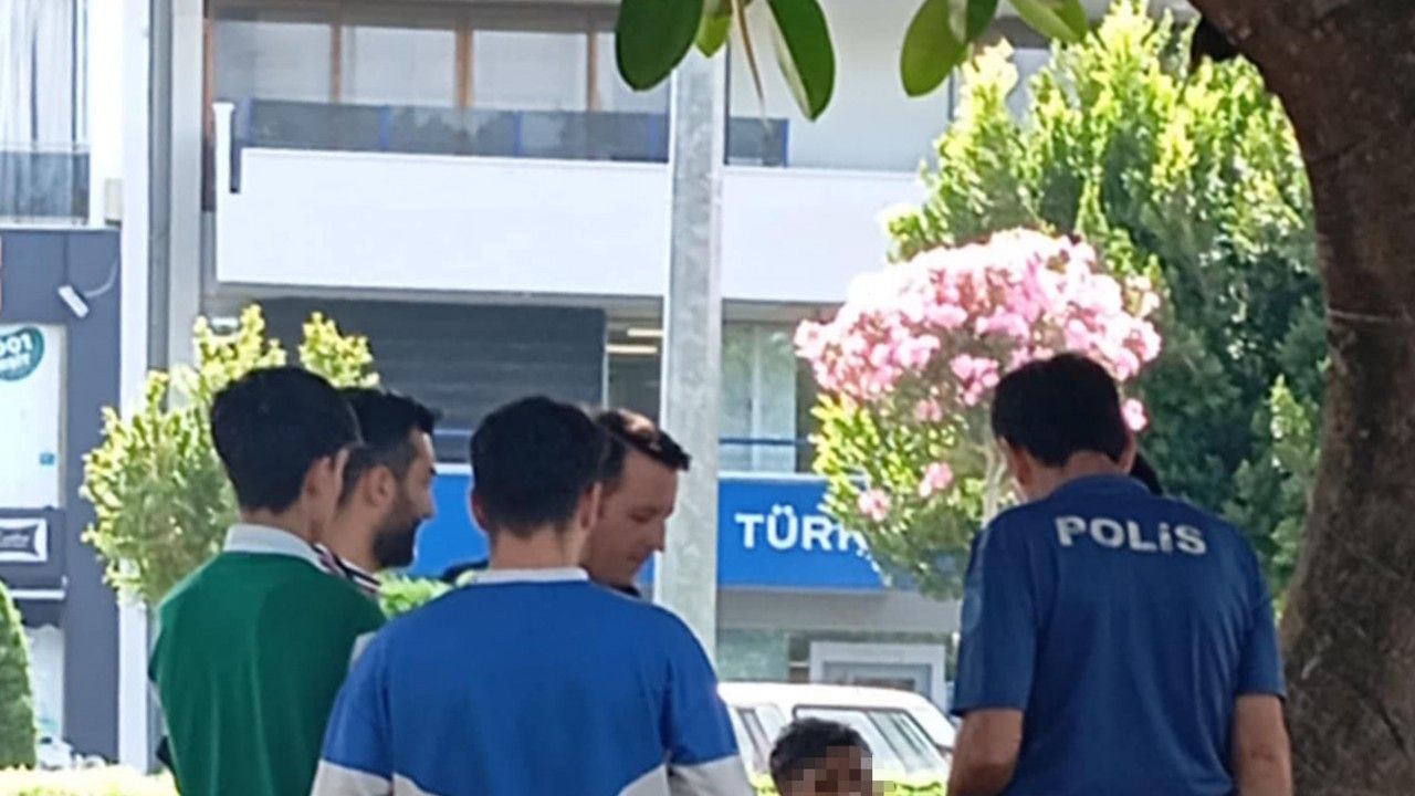 Antalya'da polisten kaçarken dereye atladı