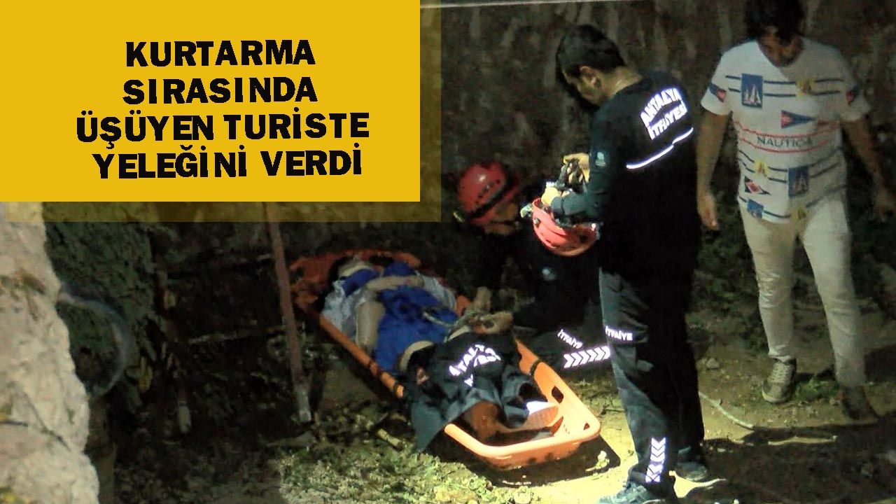 Antalya'da Rus turist 4 metrelik inşaat çukuruna düştü