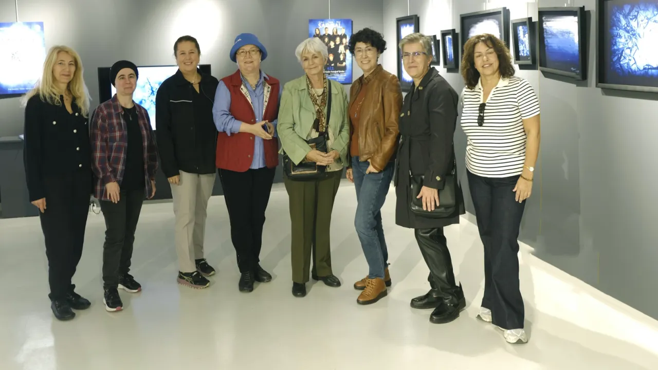 Necla Orhan 'Sarmal' Sergisi'nin konuğu oldu