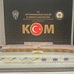 Şüpheli araçtan kaçak sigara çıktı