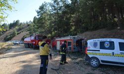 Antalya’da orman yangını büyümeden söndürüldü