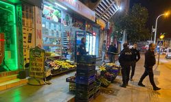 Manav dükkanına silahlı saldırı