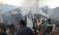 Alanya'da bir ev yandı