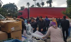 Alanya'da yaşayan Rus ve Ukraynalı vatandaşlardan deprem bölgesine yardım eli
