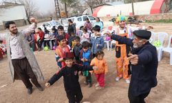 Kırsal mahallelerde çocuklar mutlu