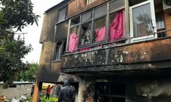 Alanya’da 2 katlı evde yangın çıktı
