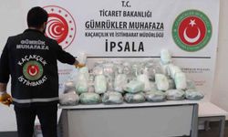 İpsala'da 79 kilogram skunk ele geçirildi