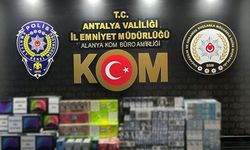 Alanya, Manavgat ve Kepez’de kaçakçılık operasyonu