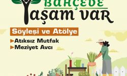 Bahçede yaşam var