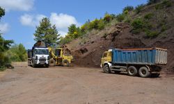 Alanya Beldibi yolu asfalta hazırlanıyor