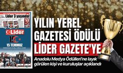 Antalya Lider yılın gazetesi seçildi