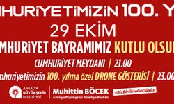 Antalya Büyükşehir Belediyesi 29 Ekim kutlaması