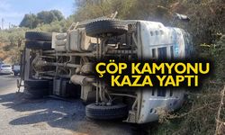 Alanya'da çöp kamyonu kazası: 1 ölü 2 yaralı