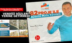 Başkan Yücel'in 82 projesi fost çıktı