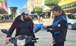 Alanya'da motosiklet sürücüleri bilgilendirildi