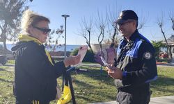 Alanya'da Scooter sürücüleri bilgilendirildi