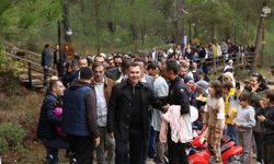 Başkan Yücel Macera Park'ta vatandaşlarla buluştu