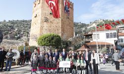 Atatürk’ün Alanya’ya gelişinin 89. Yıl dönümü törenle kutlandı