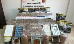 Antalya'da kaçak sigara ve tütün operasyonu! 2 gözaltı