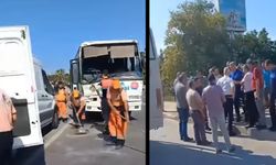 Alanya'da kazada 6 belediye personeli yaralandı