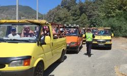 Alanya’da safari araçları trafikten men edildi