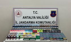 Manavgat’ta kaçak sigara ve tütün mamulü ele geçirildi