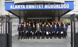 Alanya'da Emniyet personeline başarı belgesi