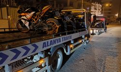 Alanya'da motosiklet yarışı operasyonunda 10 sürücüye ceza