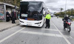 Alanya'da toplu taşıma araçlarına denetim!