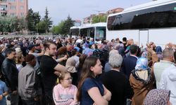 Hacı adayları uğurlandı