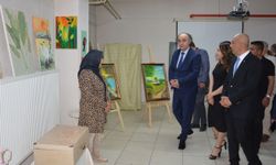 Antalya'da el emeği göz nuru eserler sergide