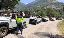 Alanya’da safari araçlarına sıkı denetim: 38 Araca ceza