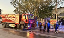 Antalya’da mobilya atölyesinde yangın