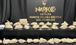 Antalya'da operasyon: 15 kilo eroin ele geçirildi