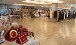 Kursiyerlerin el emeği eserleri Alanya’da sergilendi