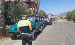 Alanya’da jandarma’dan trafik denetimi: 60 Araç trafikten men