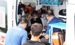 Antalya'da bisikletle falezlerden düştüler