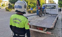 Antalya'da motosiklet sürücülerine 'şok' denetim