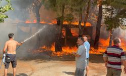 Gazipaşa ve Alanya'daki yangınlar devam ediyor