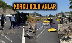 Transfer aracı faciası: Alanya’da taksi 100 metre sürüklendi