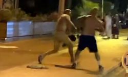 Alanya'da Rusların tekme ve yumruklu kavga